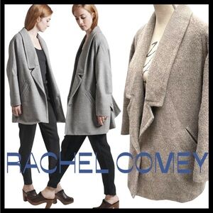 Rachel Comey Heather Taupe/Grey King Alpaca Coat (4)